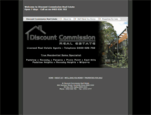 Tablet Screenshot of discountcommissionrealestate.com.au